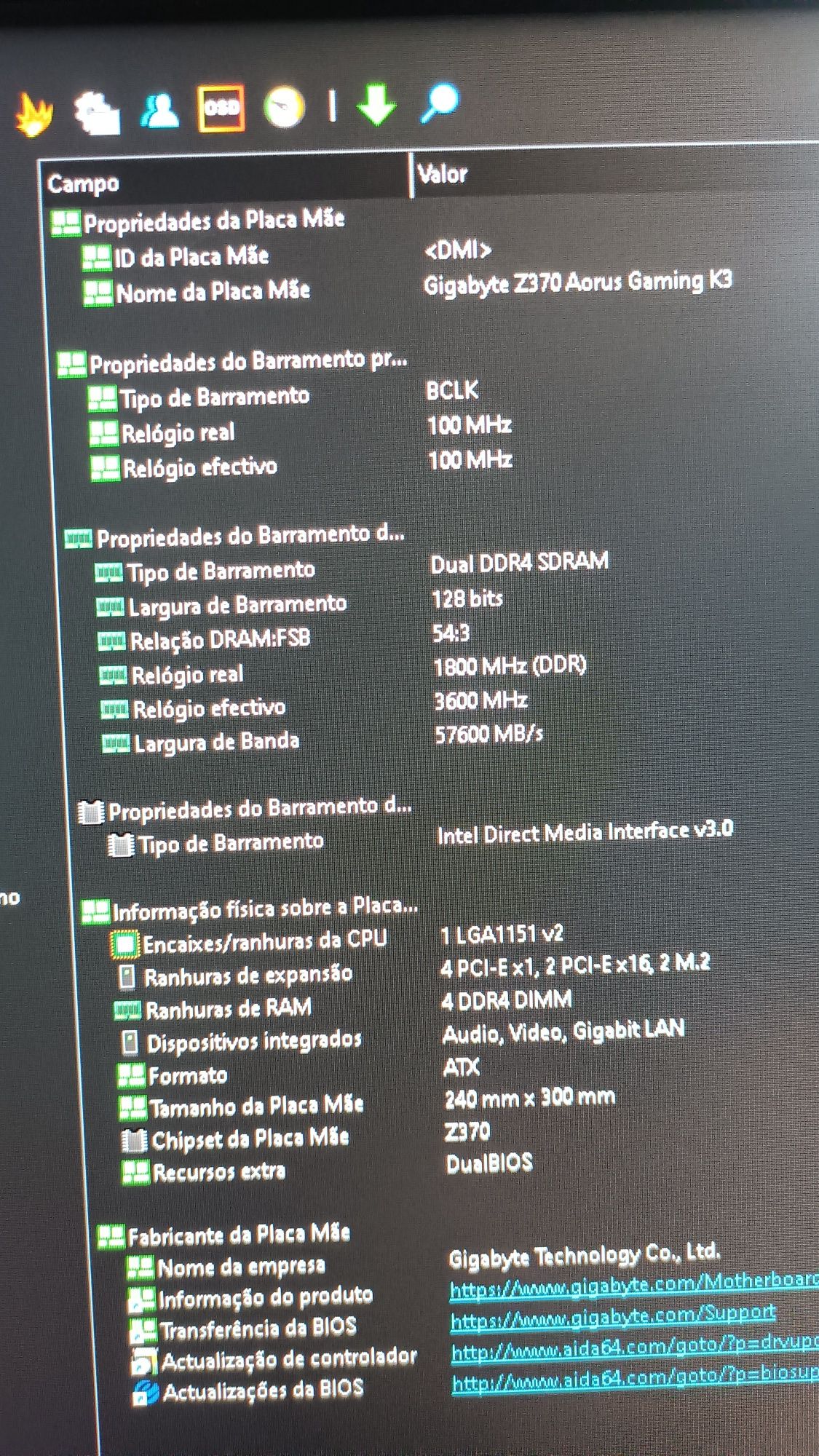 i7 8700K + Z370 AORUS GAMING K3 + 16 GB DDR4