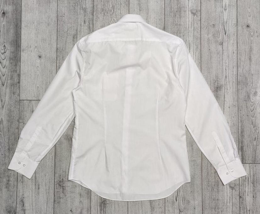 Біла чоловіча сорочка розмір М белая мужская рубашка Marks & Spencer М