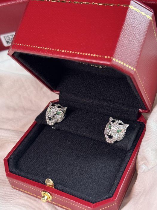 Серьги Cartier silver