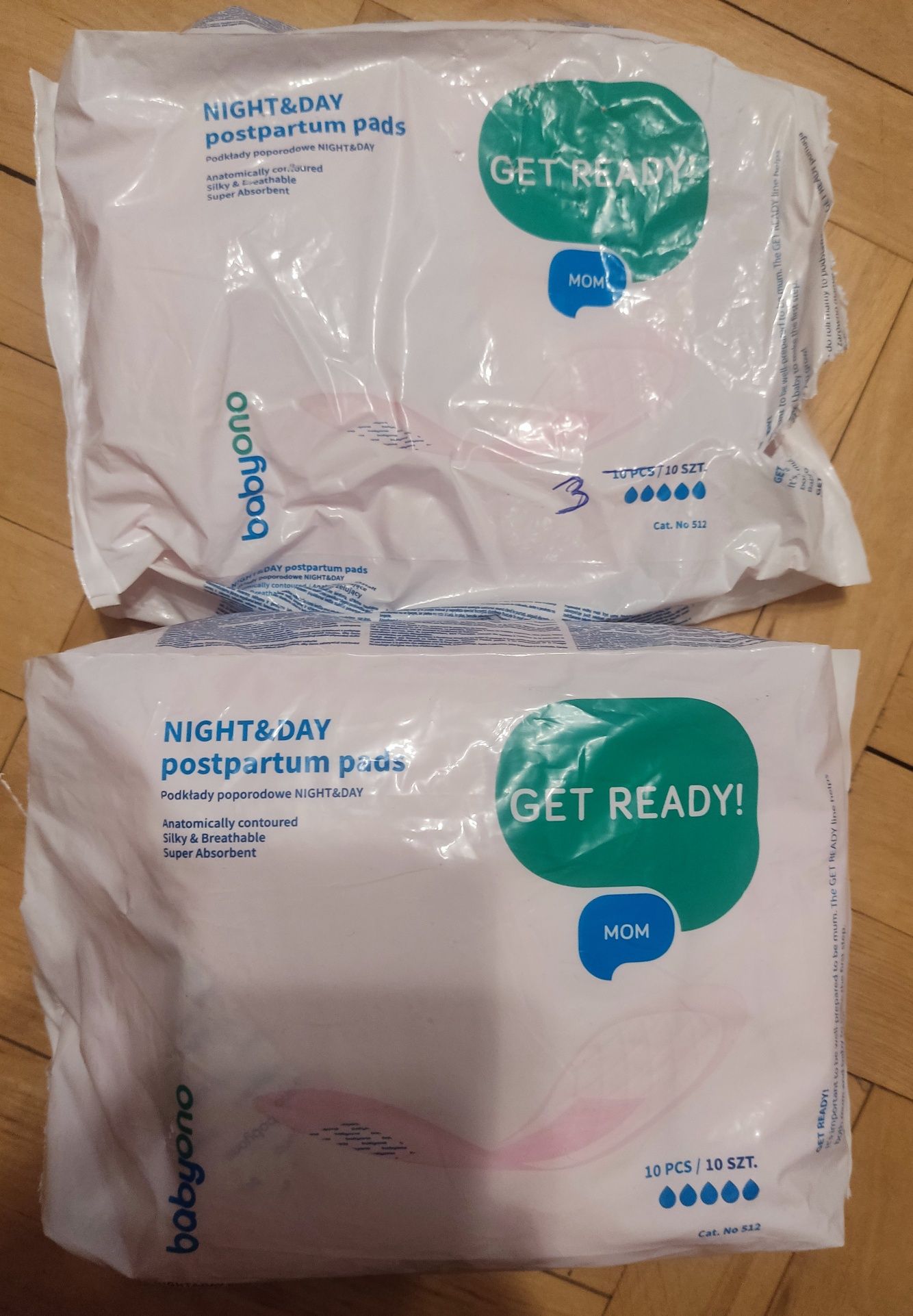 Podkłady poporodowe higieniczne night i day Babyono podpaski poporodow