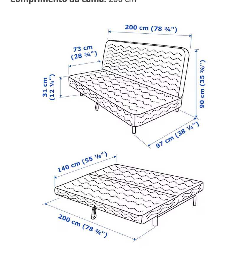 Sofá-cama IKEA Nyhamn