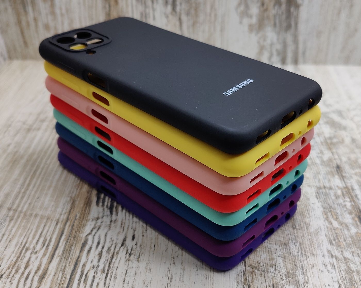 Чехол Silicone Case Full на Samsung M33/ M53/ M13 Софттач. Микрофибра