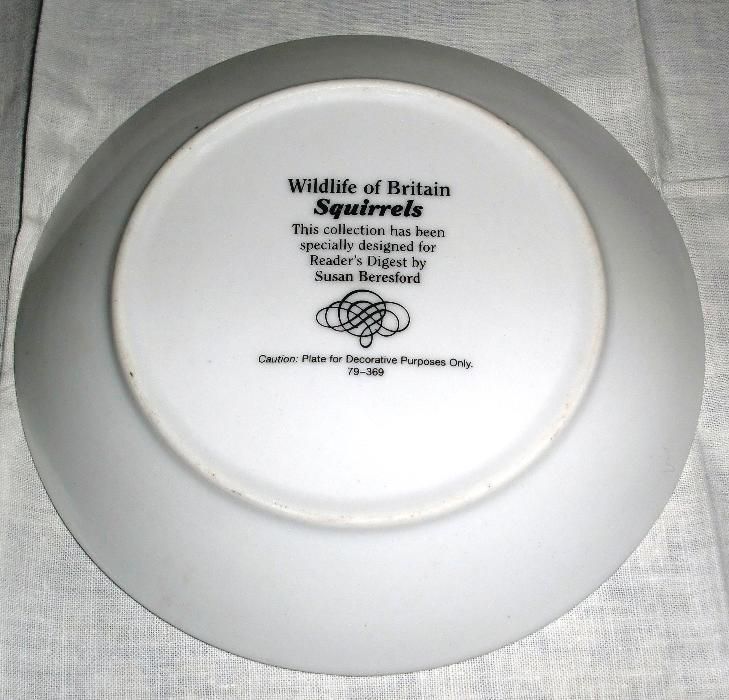 Pratos colecção Wildlife of Britain