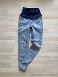 Spodnie ciążowe S jeansowe
