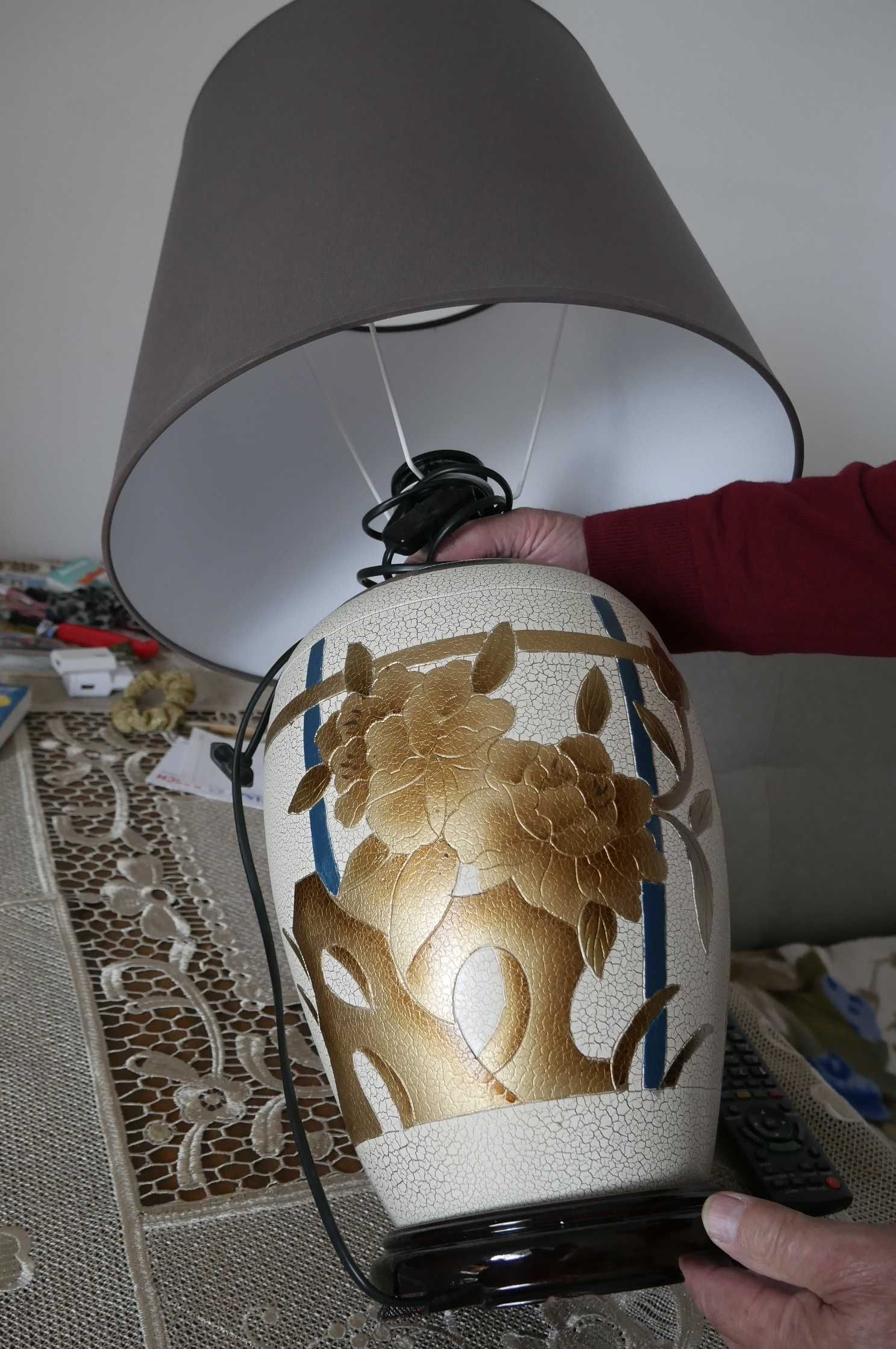 lampa ceramiczna,wysoka