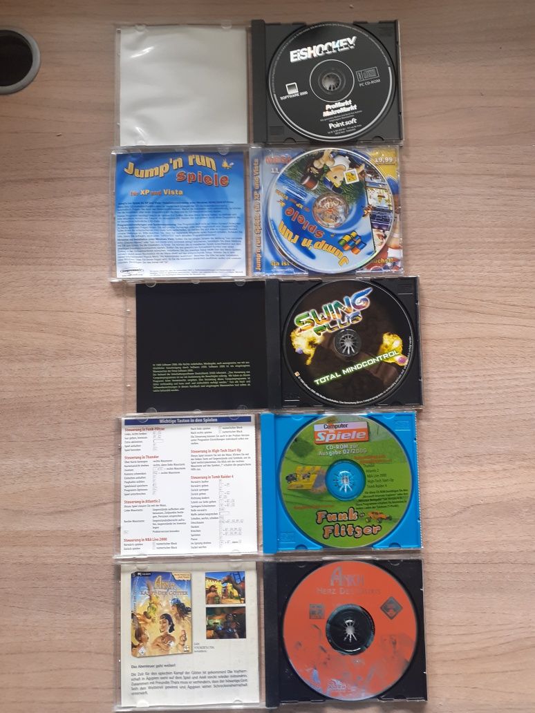 Stare gry PC zestaw 10szt Vista XP