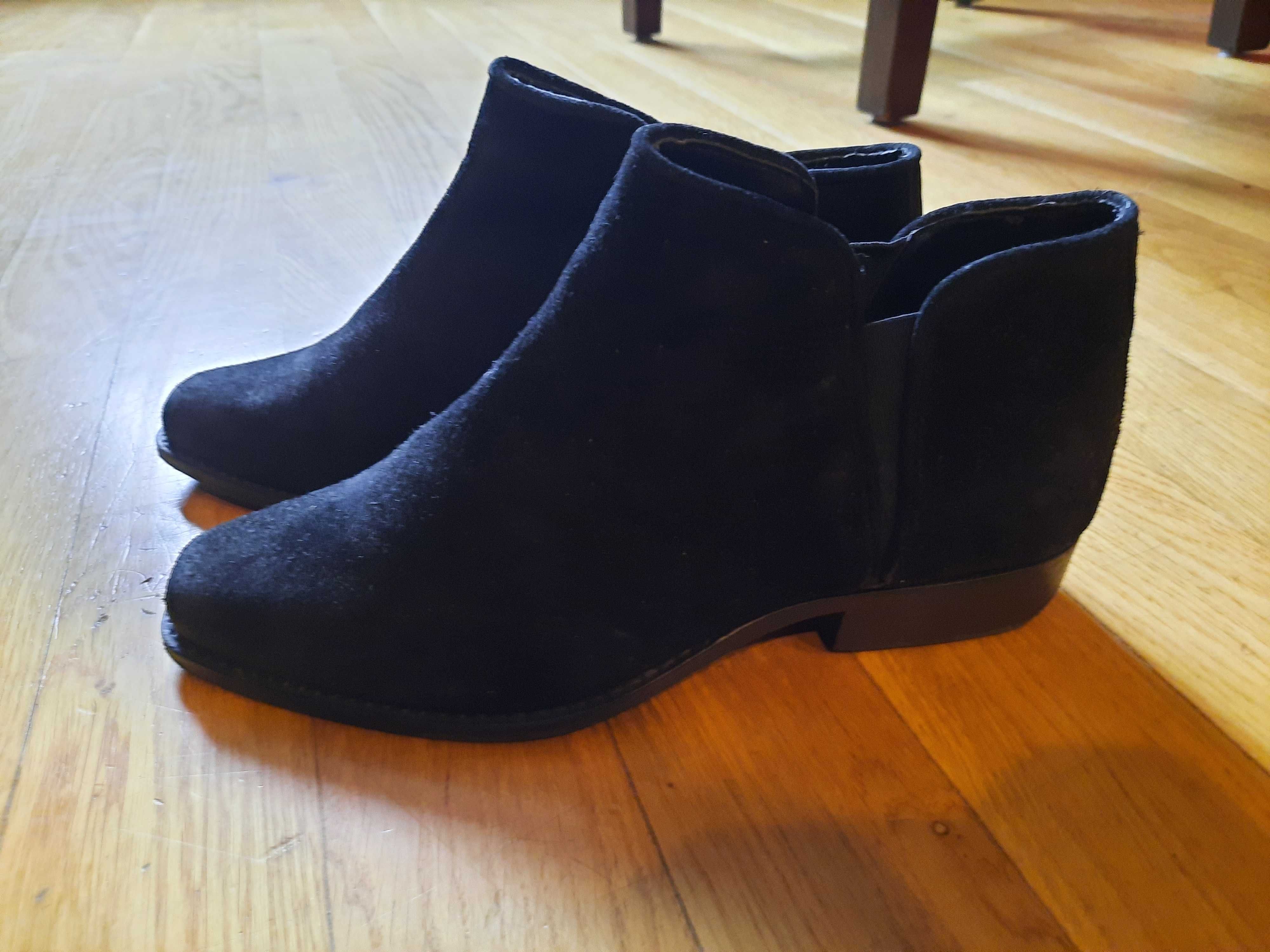 Beatle boots botki do kostki sztyblety MANGO