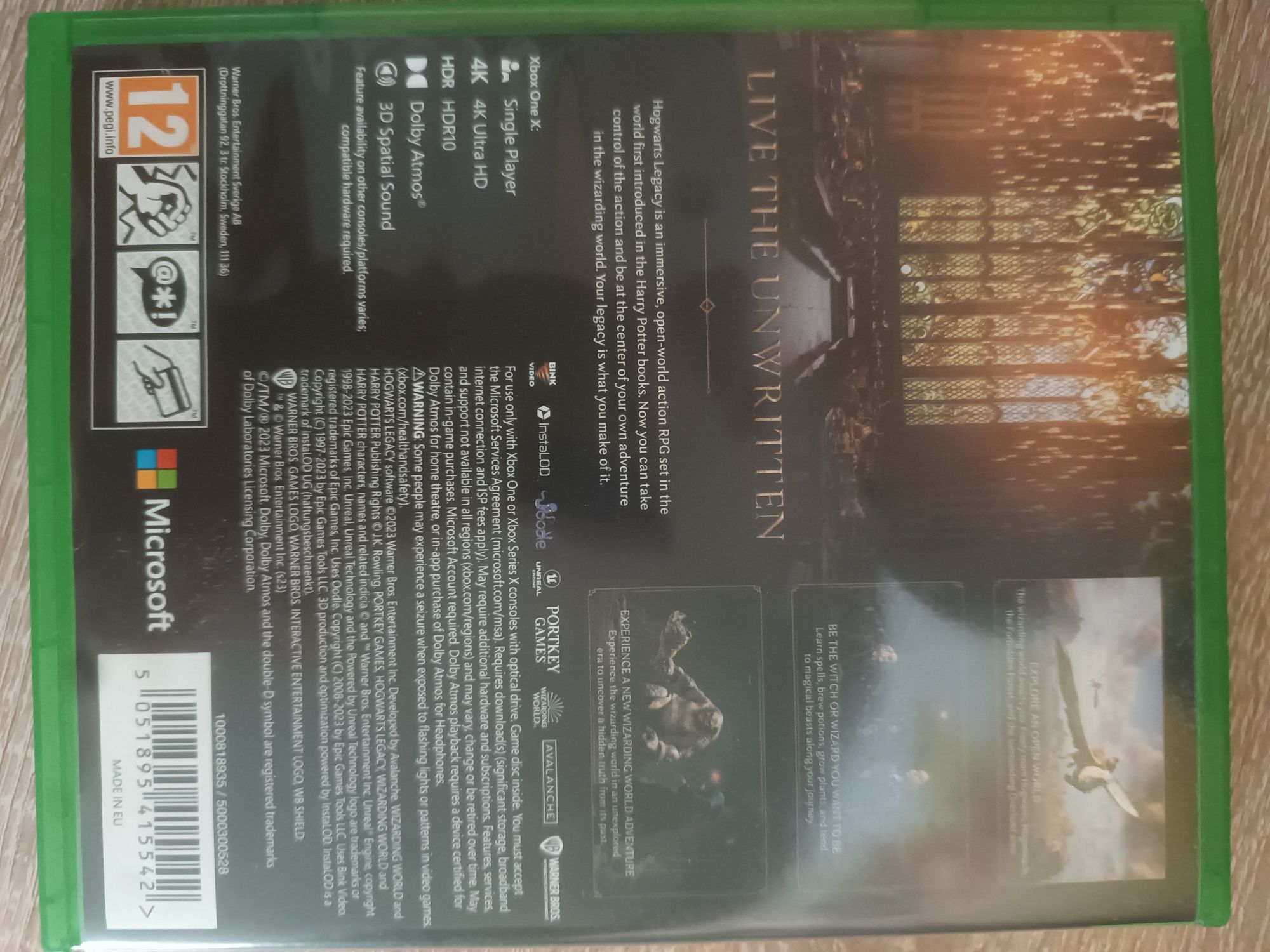 Gra Hogwarts na Xbox one
