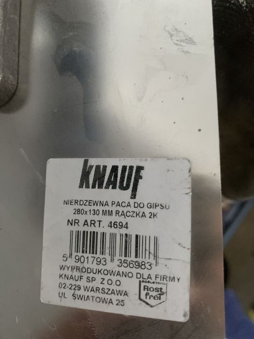 Knauf Paca do gipsu