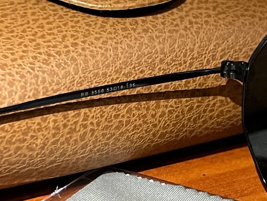 Ray Ban ОРИГИНАЛ Octagonal RB3556N Flat Lenses Очки окуляри 001/45