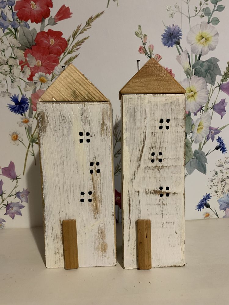 domki drewniane dekoracja handmade skandynawski norweski wystrój