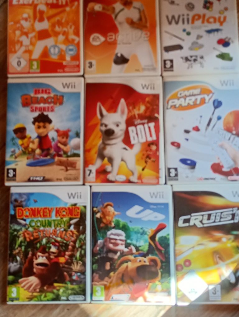 Sprzedam gry na Nintendo Wii