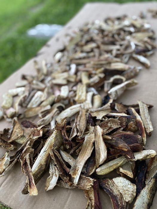 Гриби білі сушені банки літрові мариновані