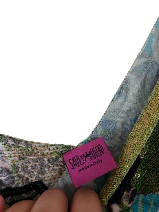 Save The Queen kolorowa bluzka L