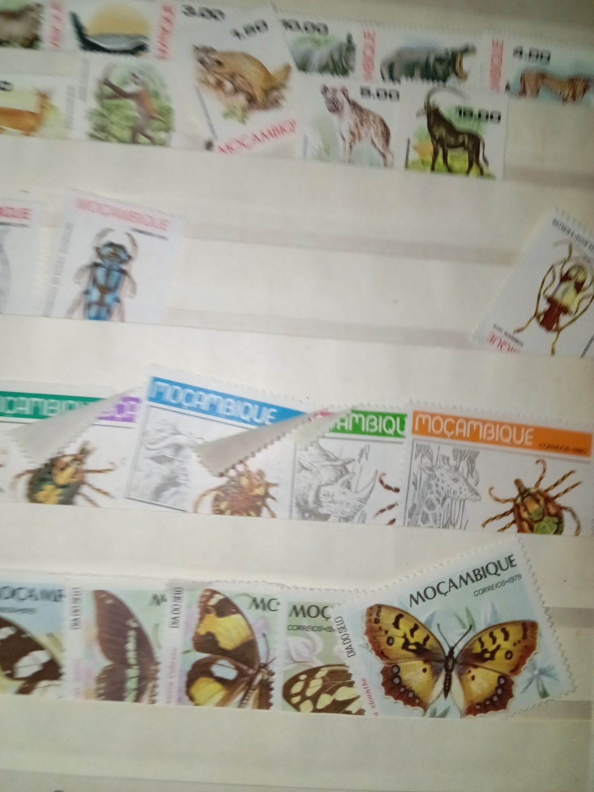 26 selos animais e insetos Monchique