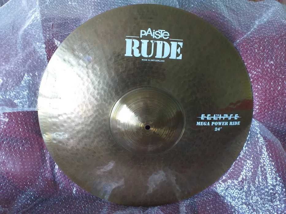 Talerz Paiste Rude Mega Power Ride The ECLIPSE 24" pierwsza seria