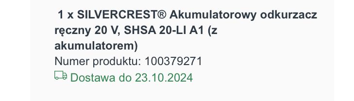 Silver Crest odkurzacz ręczny akumulatorowy SHSA 20-LI A1