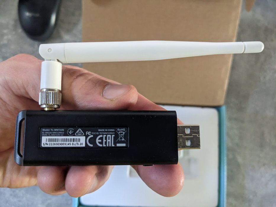 USB-адаптер бездротовий для пк Wi-Fi TP-LINK TL-WN722N 150Mbps