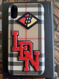 Etui IPhone X Burberry