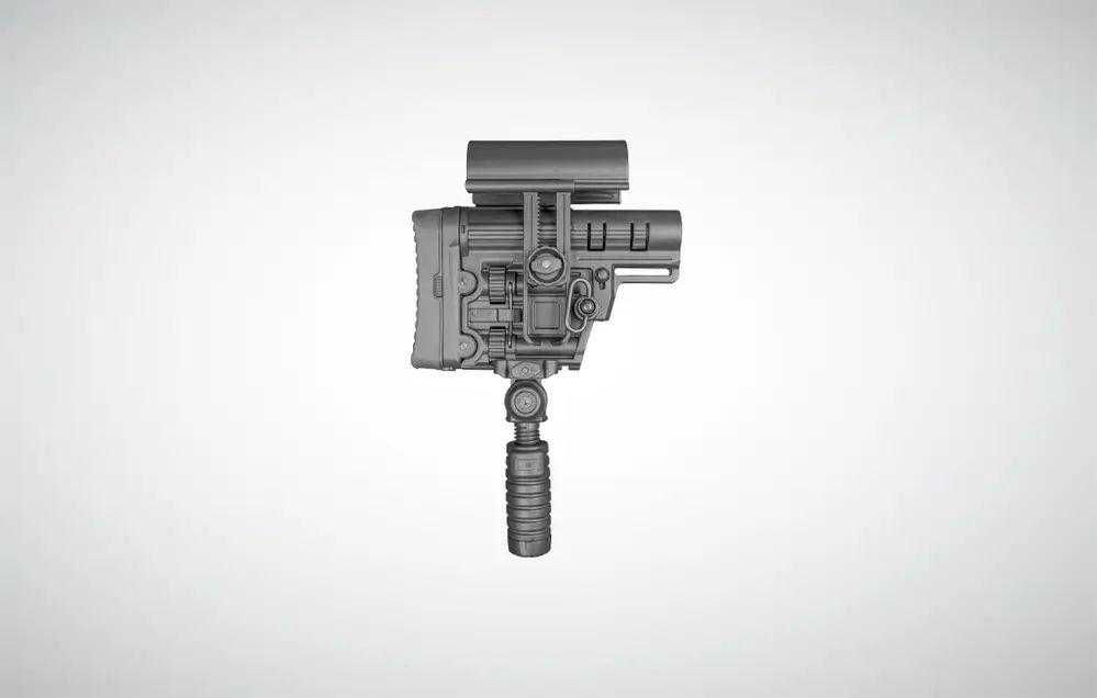 Модульний приклад для снайпера DLG, чорний, під стандарт Mil-Spec