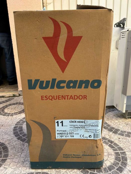 Esquentador Vulcano Click! HDG 11L (Gás Natural) - Novo em Caixa