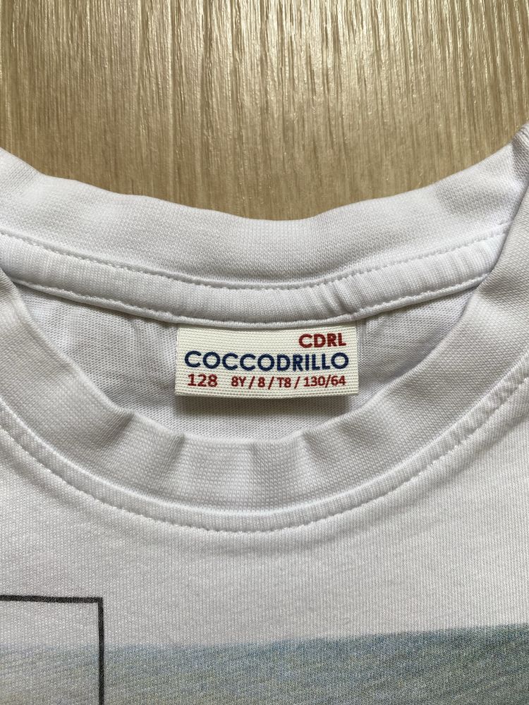 Koszulki T-shirt 122/128 4 szt. Coccodrillo H&M C&A