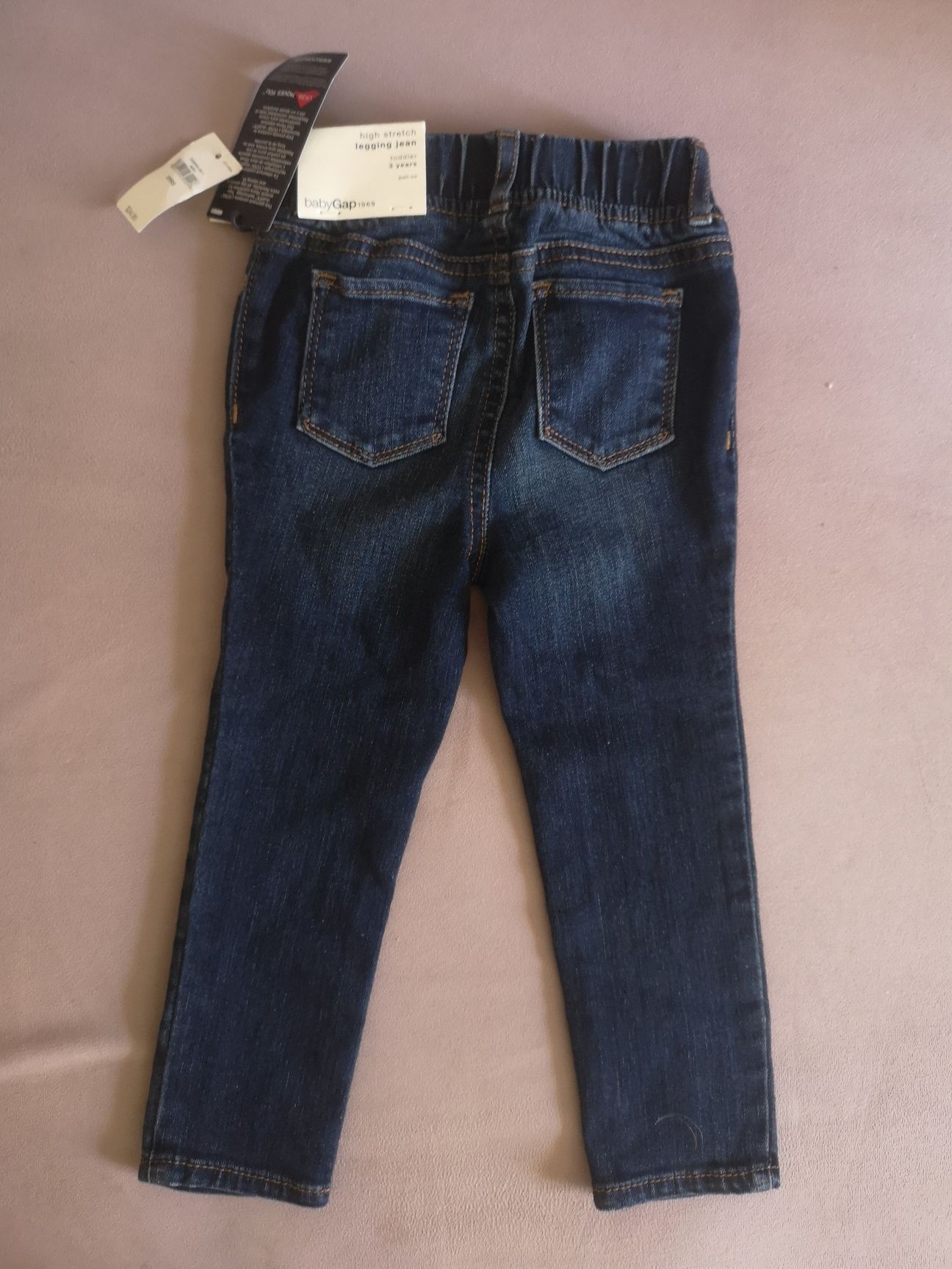 Spodnie jeansowe babyGap, 98-104 cm, dziew. 3 lata, nowe