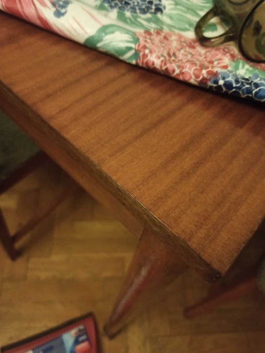 Komplet stół krzesła patyczak PRL