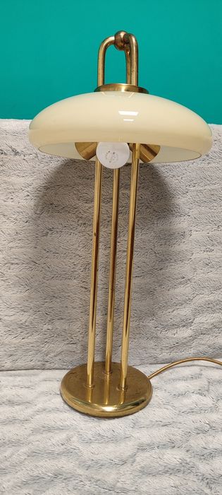 Lampa gabinetowa mosiężna vintage antyk ART DECO AKTUALNE