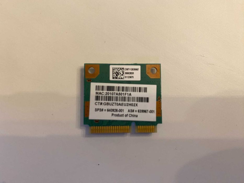 Karta sieciowa wewnętrzna Realtek model rtl8188ce