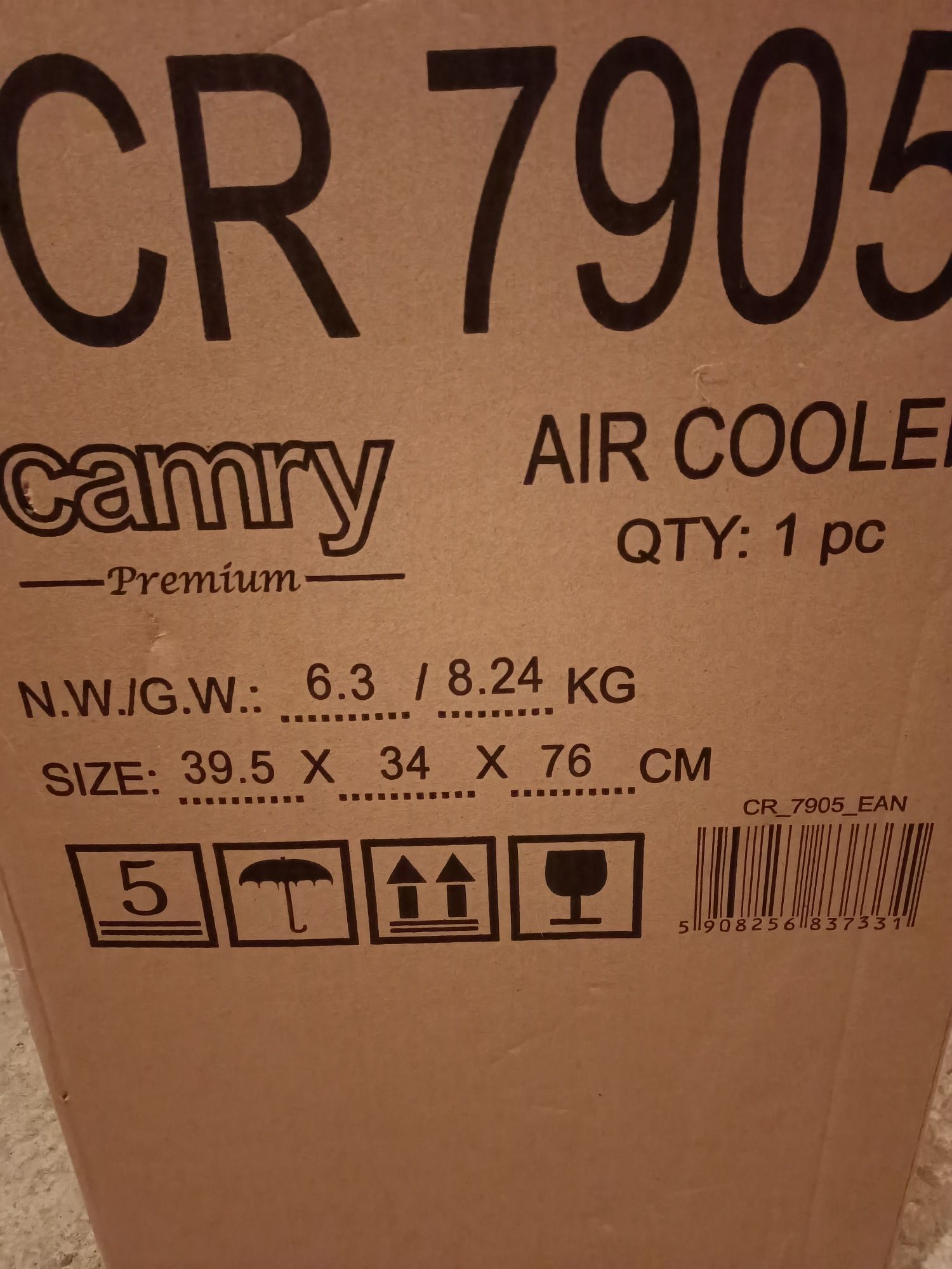 Klimator Camry CR 7905 z pilotem 3w1-8 litrów