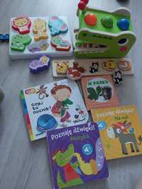 Zabawki edukacyjne i książki 12m+
