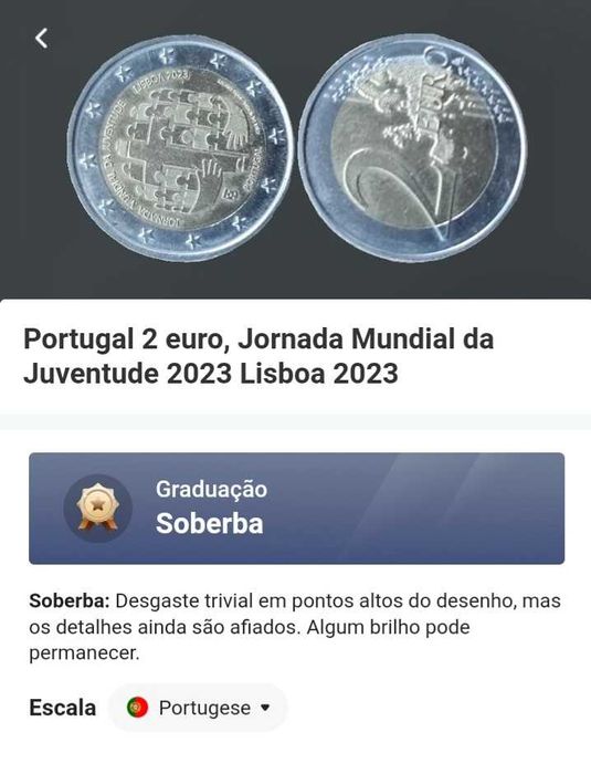 Moeda 2 journada da juventude 2023