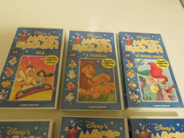 Disneys Magic English - Planeta Agostini VHS - Tudo €20