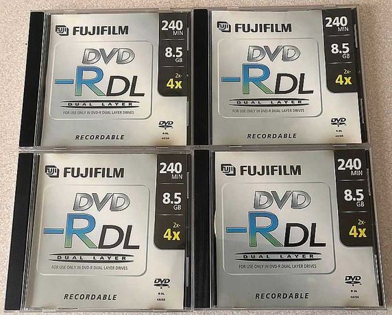płytu DVD-R DL firmy Fuji