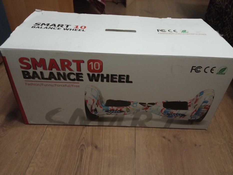 Гироборд 10,5",гироскутер Фиолетовый космос