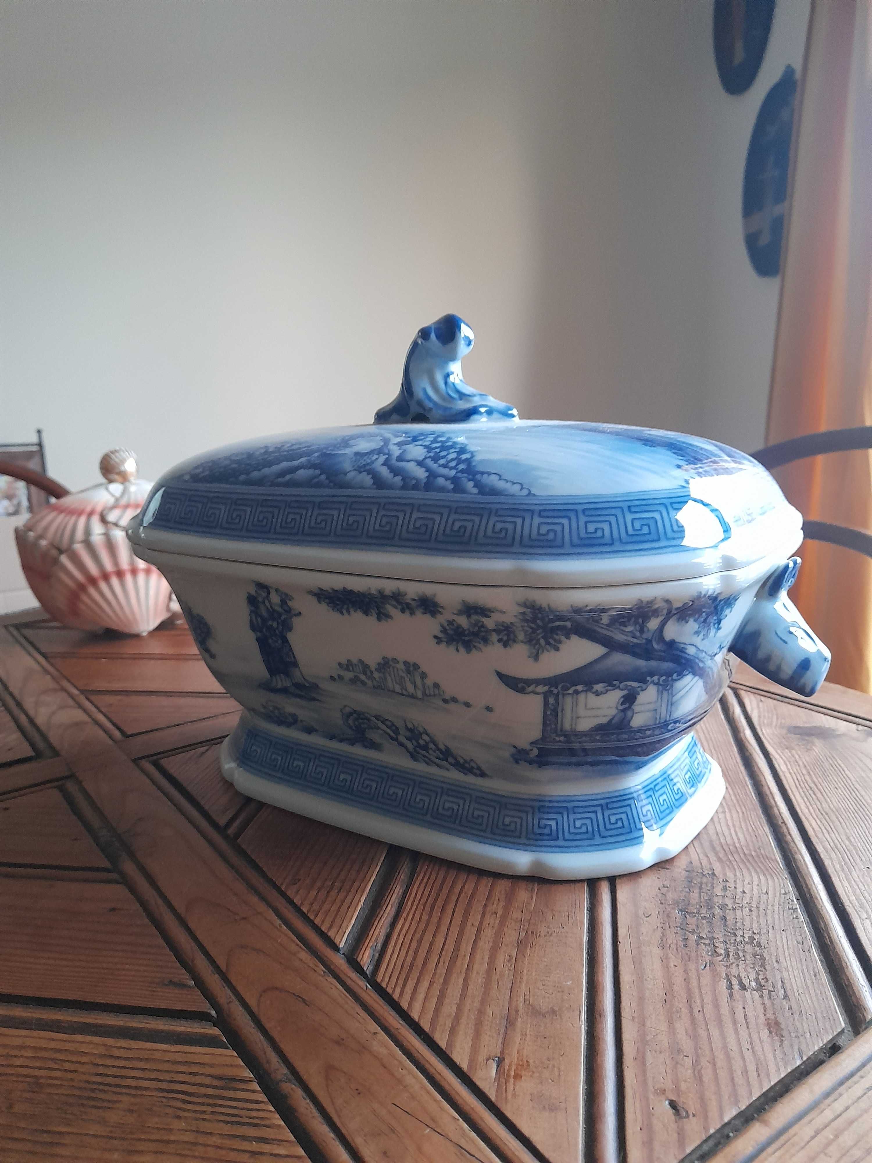 Terrina Vista Alegre Blue Canton