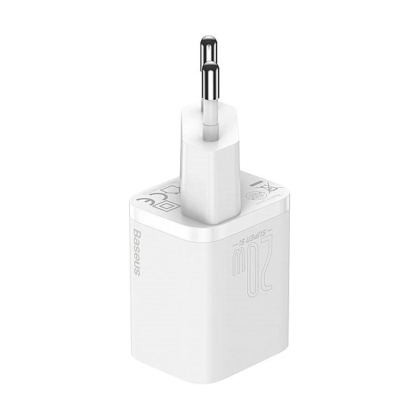 Baseus Super Si 1C szybka ładowarka USB Typ C 20 W Power Delivery biał