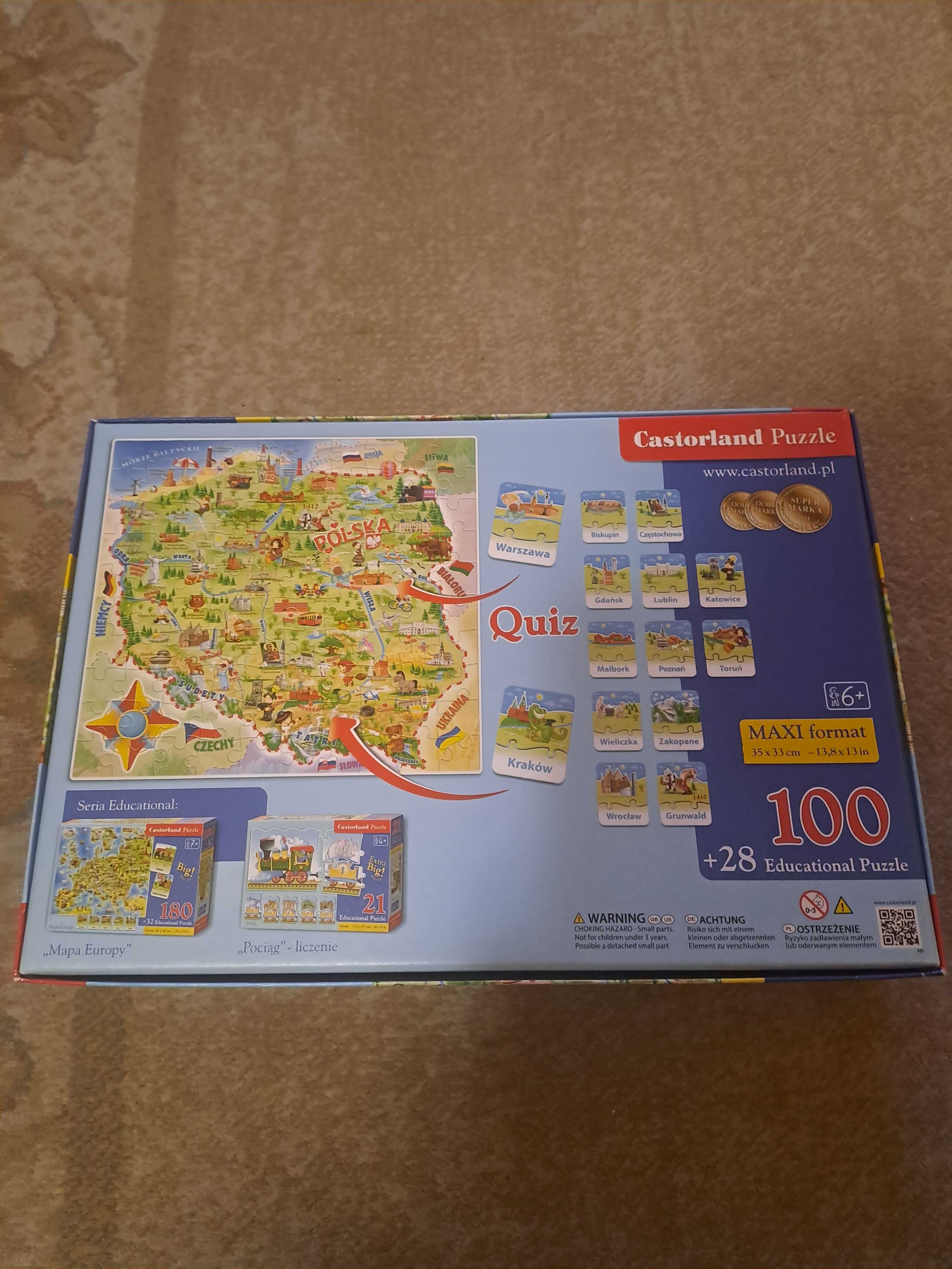 Sprzedam puzzle Mapa Polski