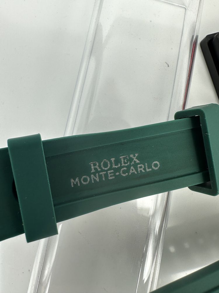 Monte carlo strap verde borracha Rolex souvenir tudor nodate datejust