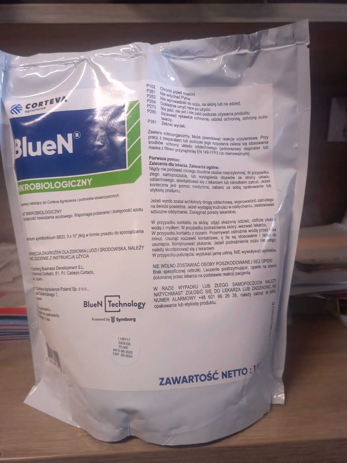 BlueN Azot z powietrza, Blue N 3 kg