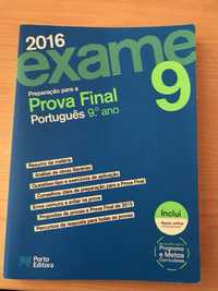 livro de preparação para exame de português 9.º ano, 2016
