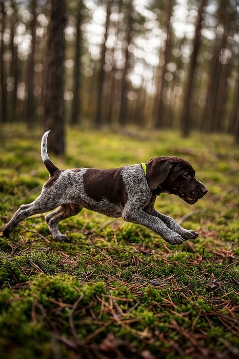 Wyżeł niemiecki krótkowłosy po polujacych rodzicach!