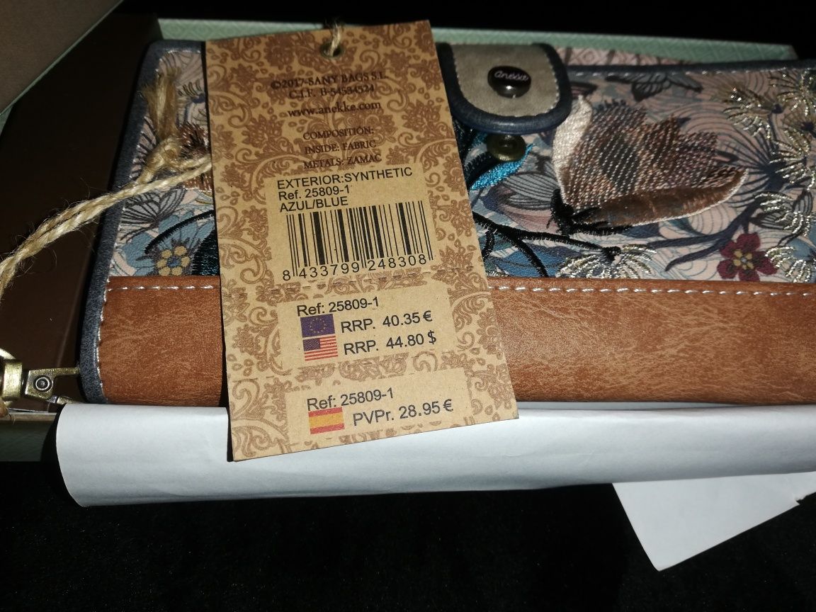 Porta moedas Novo com etiqueta Anekke
