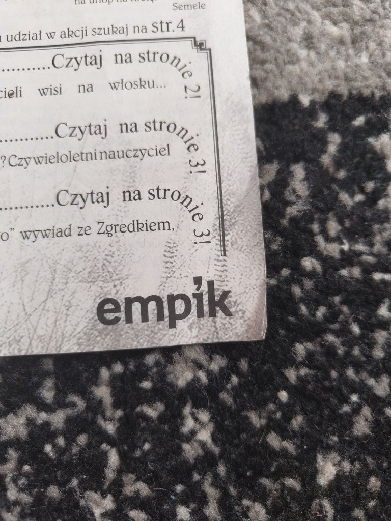 Gazeta kolekcjonerska prorok codzienny 2008 rok empik Harry potter