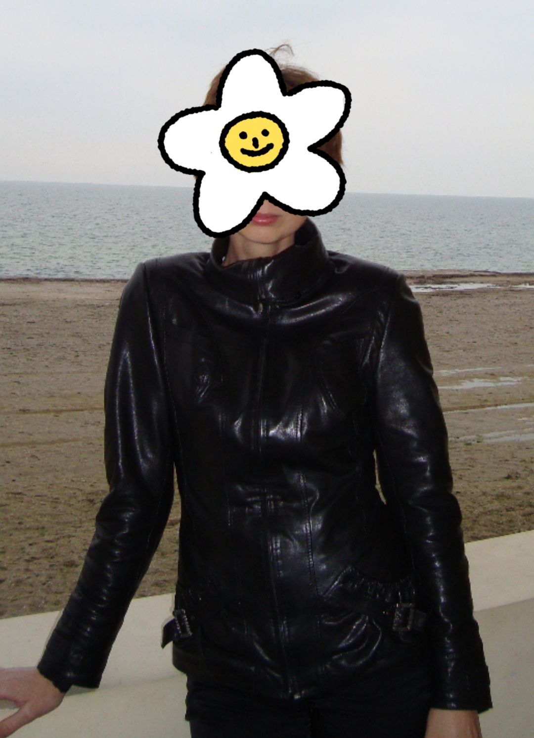 Демисезонная куртка (натуральная кожа), XS/S