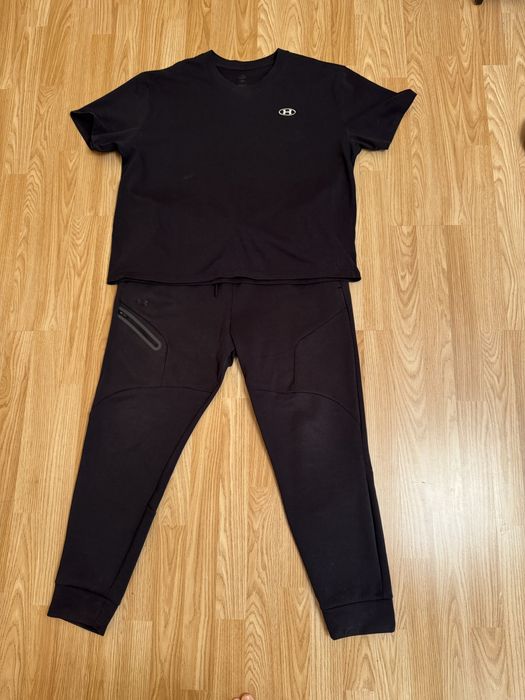 Костюм, Under Armour, футболка+ штаны, р. L