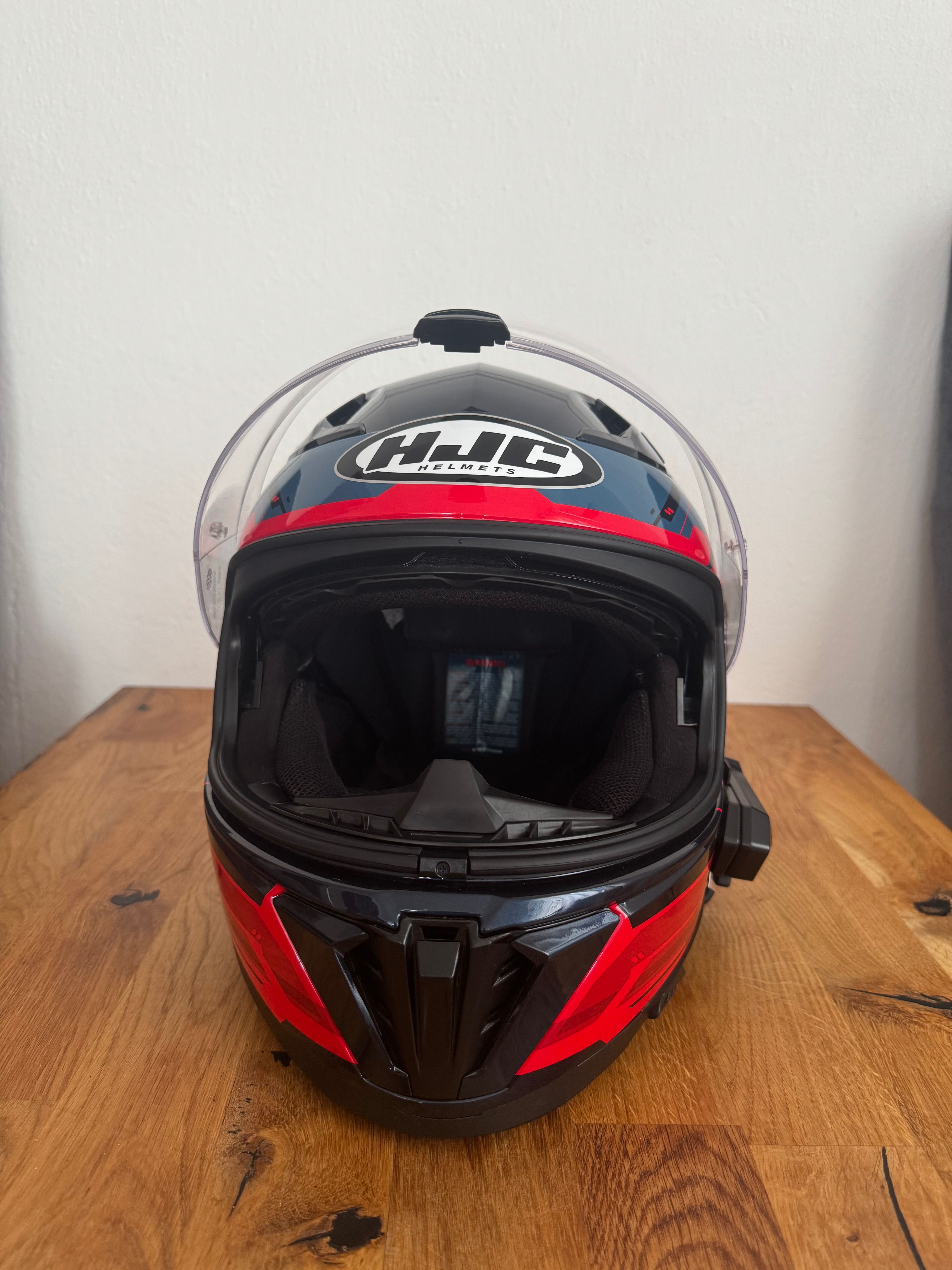 kask hjc i70 z zestawem słuchawkowym