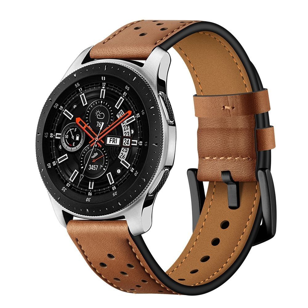 Pasek Ze Skóry Naturalnej Leather Do Samsung Galaxy Watch 46Mm Brown