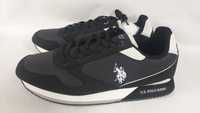 U.S. Polo Assn. Buty męskie sportowe ADIDASY, czarner. 44